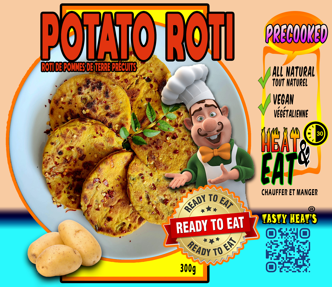 POTATO ROTI - FROZEN